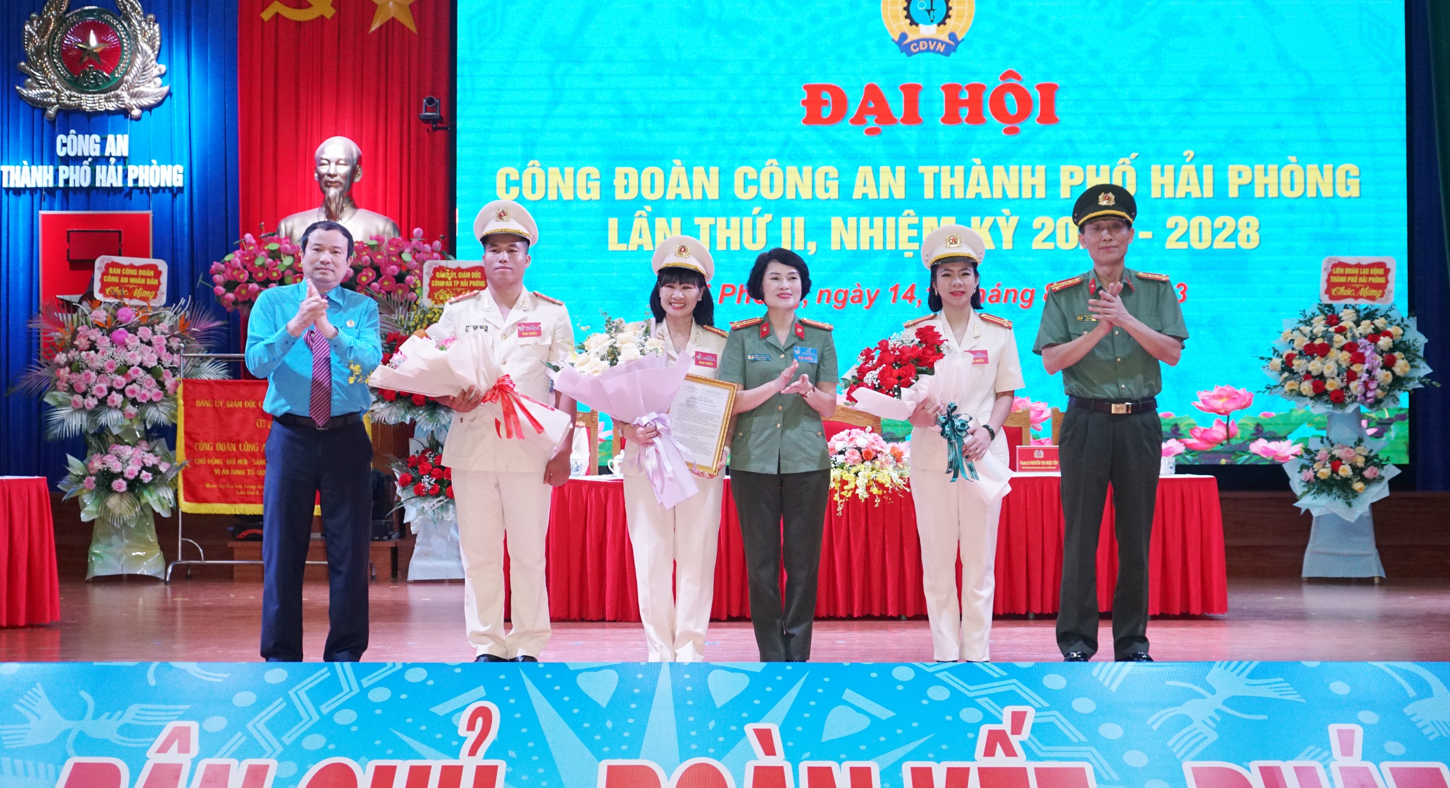 Công đoàn Công an thành phố Đại hội lần thứ II, nhiệm kỳ 2023-2028 thành công